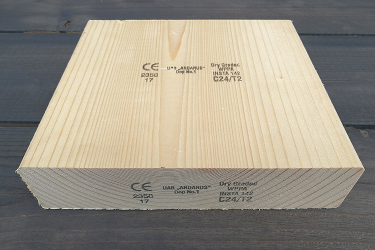 Konstrukcinė mediena (graduota)